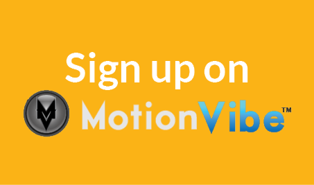 Sign up on MotionVibe