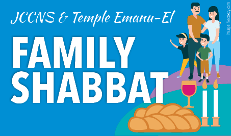 JCCNS and Temple Emanu-El Family Shabbat