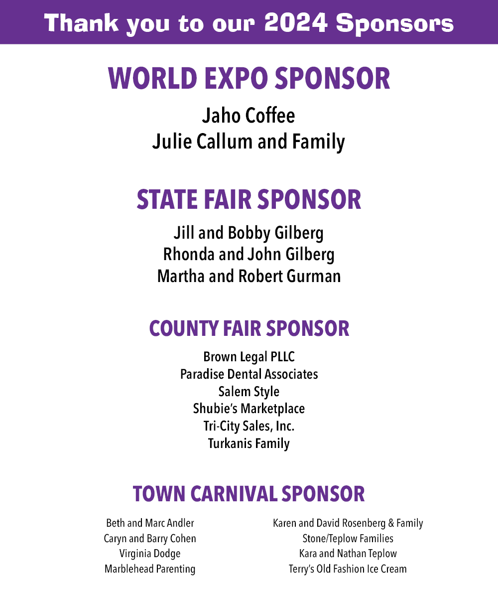 Family Carnival - Thank you to our 2024 Sponsors