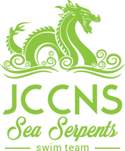 JCCNS Sea Serpents swim team logo