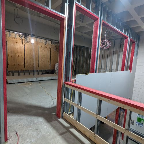 Photo: construction of 2nd floor