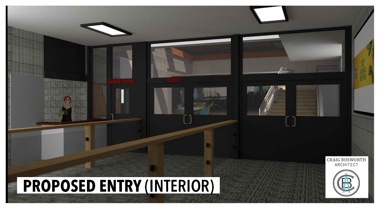 Proposed Entry interior (Craig Bosworth Architect)