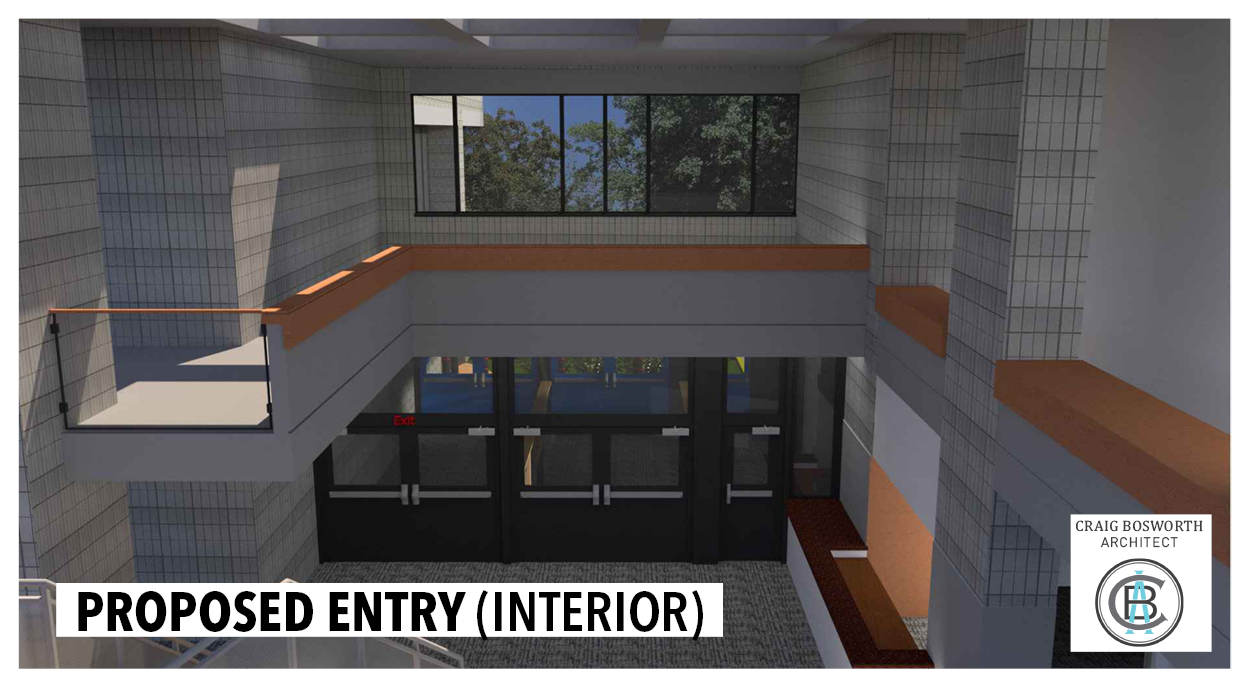 Proposed Entry interior (Craig Bosworth Architect)