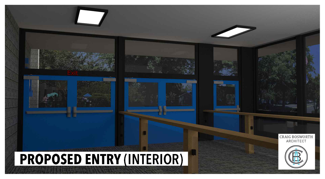 Proposed Entry interior (Craig Bosworth Architect)