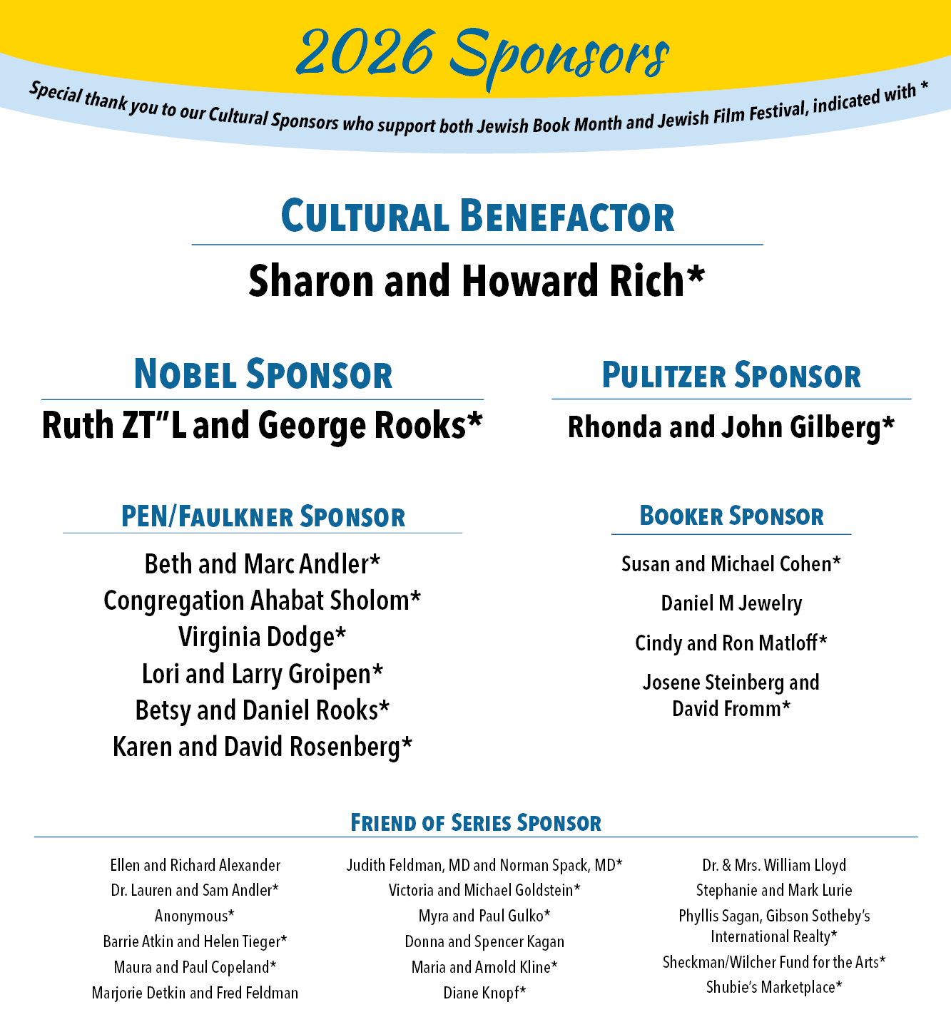 JBM 2026 Sponsors